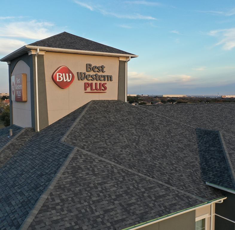 New commercial roof